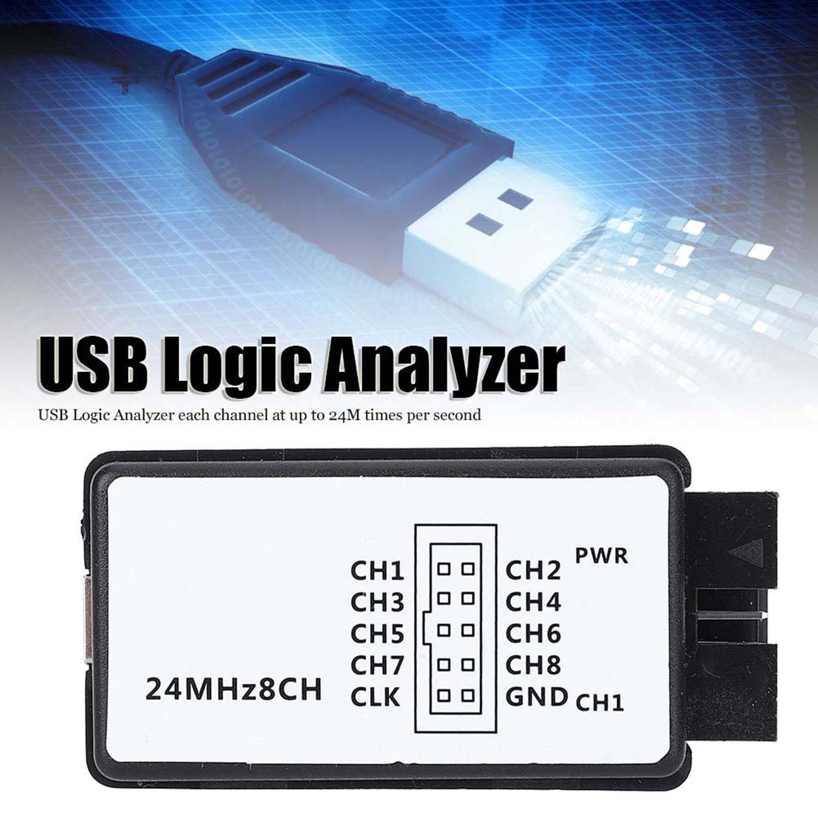 Logic Analyzer 24MHz Logic Ana - Logic Analyzer Usb ulasan dan harga