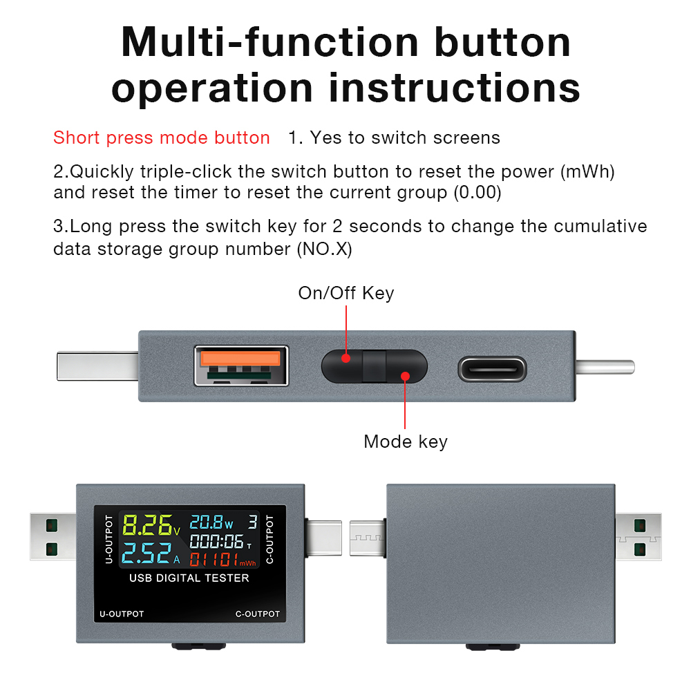 USB Type-C Charging Tester DC  - Logic Analyzer Usb ulasan dan harga